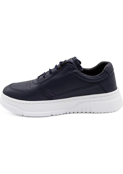 Erkek Sneaker Deri Ayakkabı 082Y24E40741
