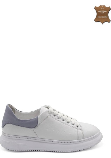Erkek Sneaker Deri Ayakkabı 082Y24E40746
