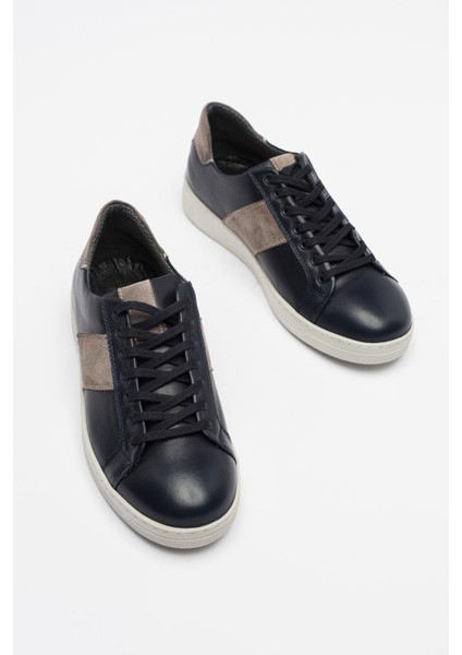 Erkek Sneaker Hakiki Deri Ayakkabı 002Y22E4043