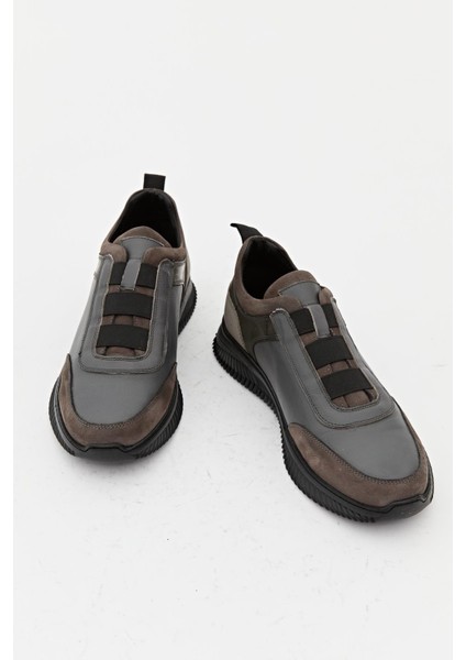 Erkek Sneaker Hakiki Deri Ayakkabı 075Y22E40622 fiyatları