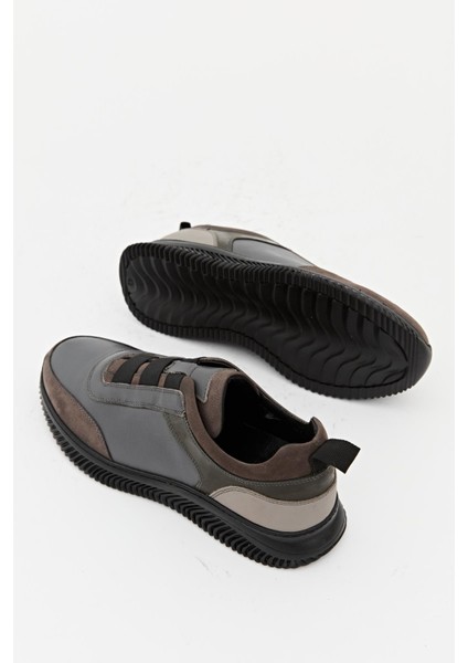 Erkek Sneaker Hakiki Deri Ayakkabı 075Y22E40622 modelleri