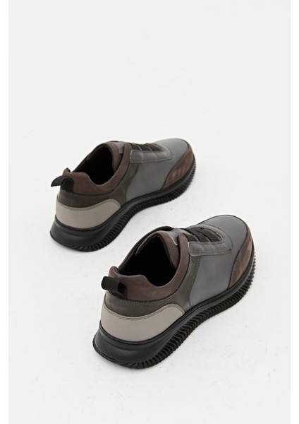 Erkek Sneaker Hakiki Deri Ayakkabı 075Y22E40622 fırsatları