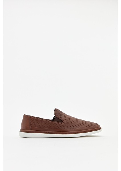Kahve Erkek Sneaker Deri Ayakkabı