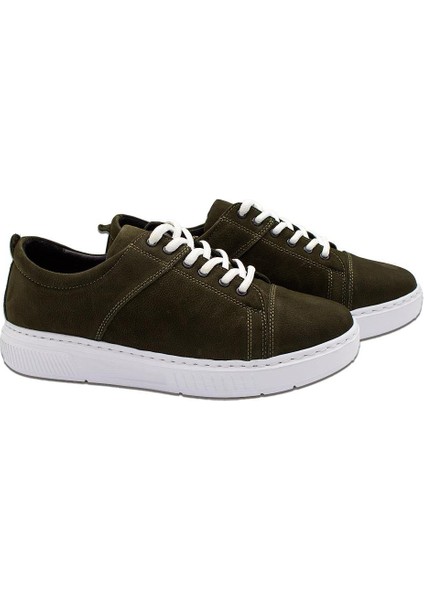 Erkek Sneaker Deri Ayakkabı 082Y24E40748