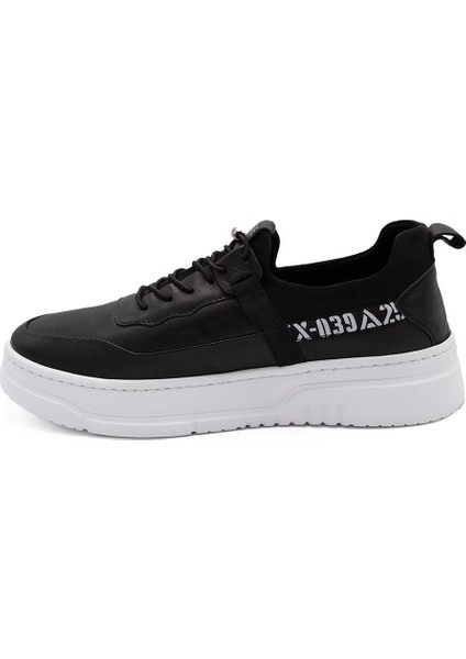 Erkek Sneaker Deri Ayakkabı 082Y24E40733
