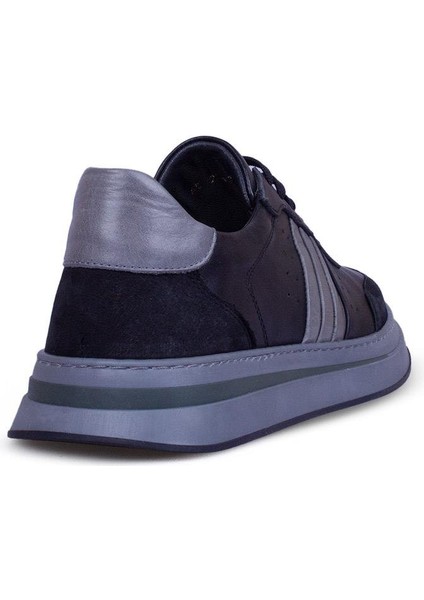 Erkek Sneaker Hakiki Deri Ayakkabı 002Y25E4081