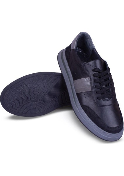 Erkek Sneaker Hakiki Deri Ayakkabı 002Y25E4081