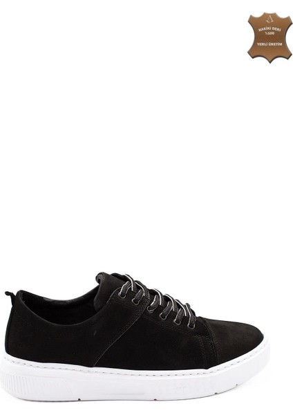 Erkek Sneaker Deri Ayakkabı 082Y24E40748