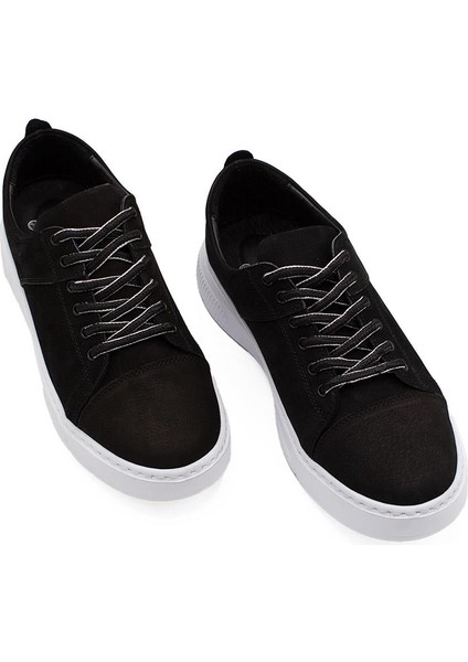 Erkek Sneaker Deri Ayakkabı 082Y24E40748