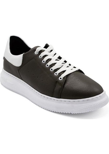 Erkek Sneaker Deri Ayakkabı 082Y24E40746
