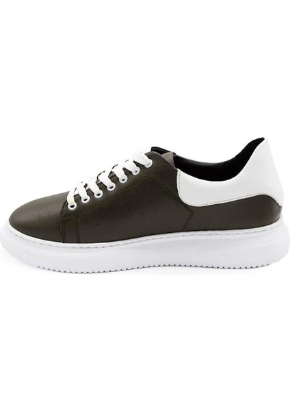 Erkek Sneaker Deri Ayakkabı 082Y24E40746