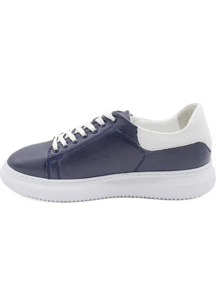 Erkek Sneaker Hakiki Deri Ayakkabı 082Y24E40746