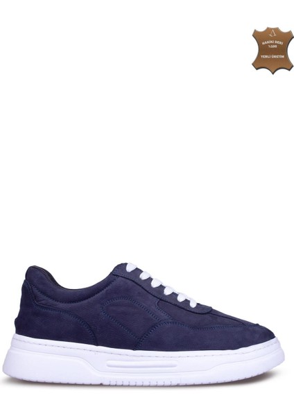 Erkek Sneaker Hakiki Deri Ayakkabı 082Y24E40736