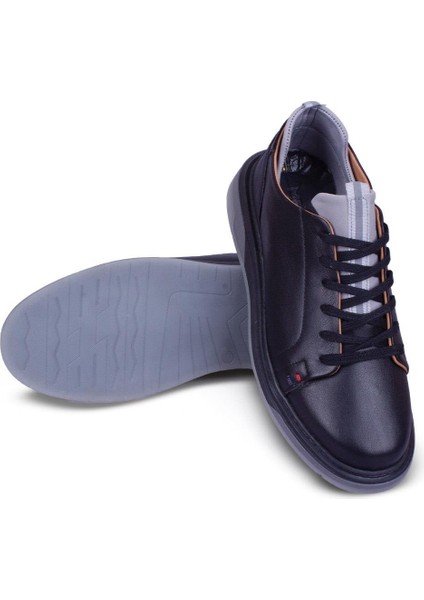 Erkek Sneaker Hakiki Deri Ayakkabı 002Y25E4082 indirimleri