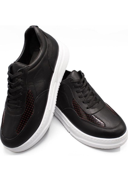 Erkek Sneaker Hakiki Deri Ayakkabı 082Y24E40730 fırsatları