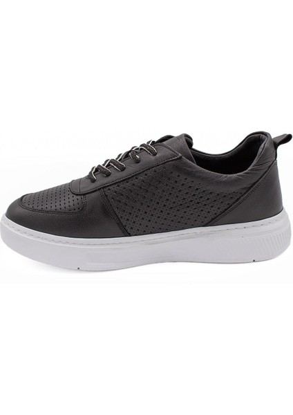 Erkek Sneaker Hakiki Deri Ayakkabı 082Y24E40740