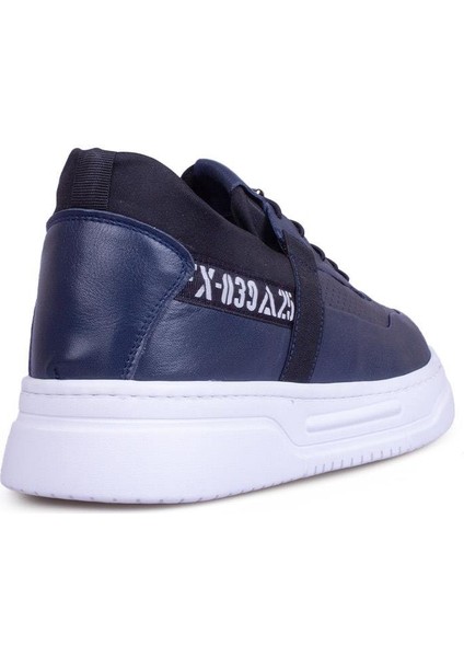 Erkek Sneaker Hakiki Deri Ayakkabı 082Y24E40754
