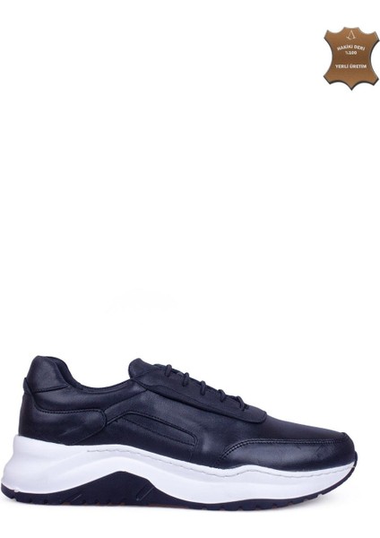 Erkek Sneaker Hakiki Deri Ayakkabı 031Y24E5791