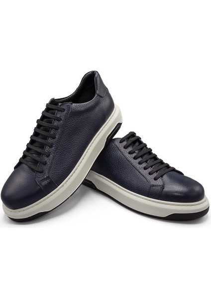 Erkek Sneaker Hakiki Deri Ayakkabı 031Y24E5785