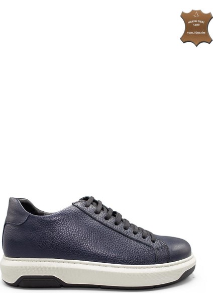 Erkek Sneaker Hakiki Deri Ayakkabı 031Y24E5785