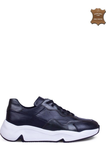 Erkek Sneaker Hakiki Deri Ayakkabı 002Y25E4079