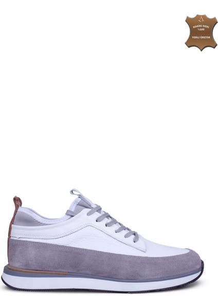 Erkek Sneaker Hakiki Deri Ayakkabı 002Y25E4080