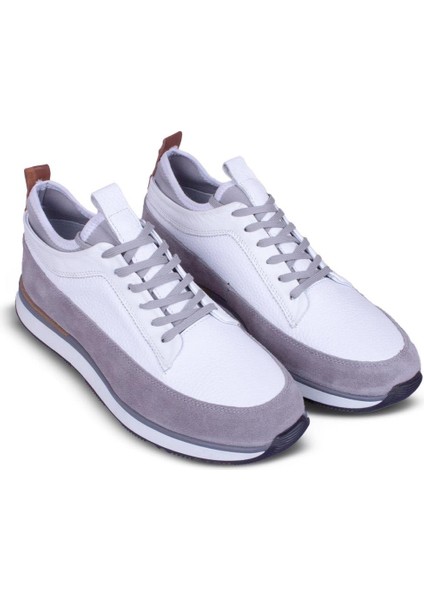 Erkek Sneaker Hakiki Deri Ayakkabı 002Y25E4080