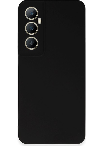 Realme C65 Kılıf First Silikon - Siyah Dpmah