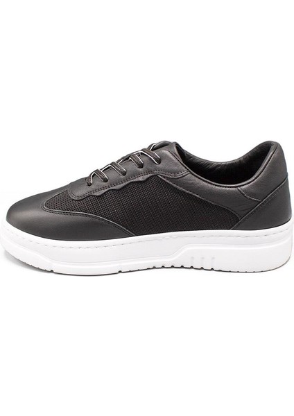 Erkek Deri ve Tekstil Sneaker Ayakkabı 082Y24E40753