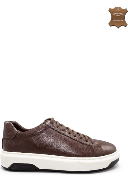 Erkek Sneaker Hakiki Deri Ayakkabı 031Y24E5785