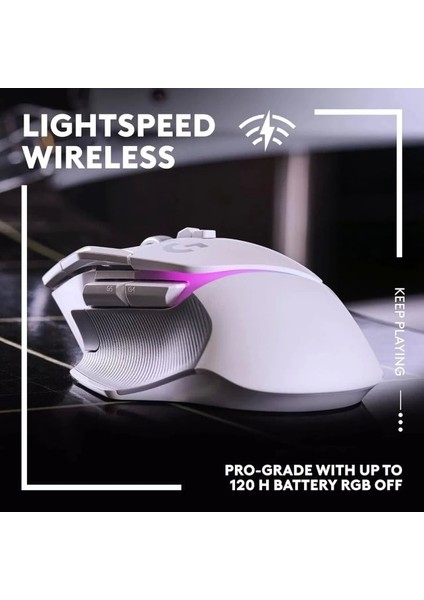 Logitech G502 x Plus Kablosuz Rgb Oyun Mouse Beyaz Wireless Rgb