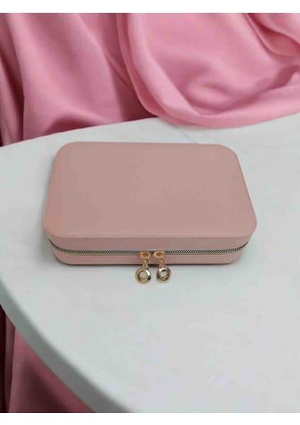 Kadın Takı Kutusu | Çok Gözlü, Taşınabilir, Fermuarlı Mücevher Saklama ve Düzenleme Kutusu – Yüzük, Kolye, Bilezik Organizer” modelleri