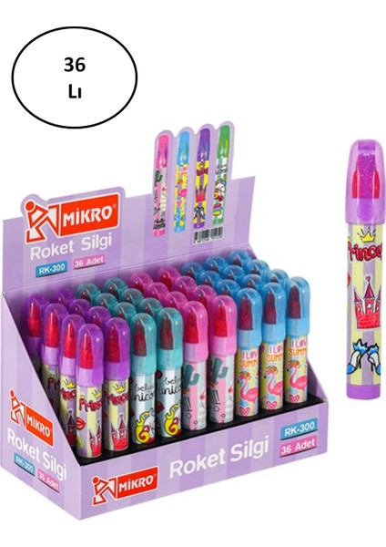 Mikro Roket Silgi 36'lı