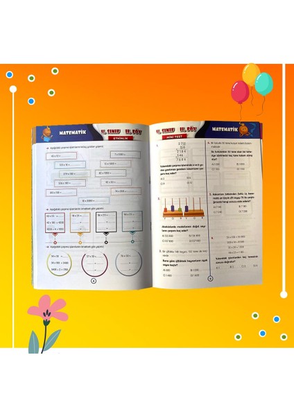 4.sınıftan 5.sınıfa Geçenler Için Haftalık Yaz Tatili Tekrar ve Tatil Kitabı Seti
