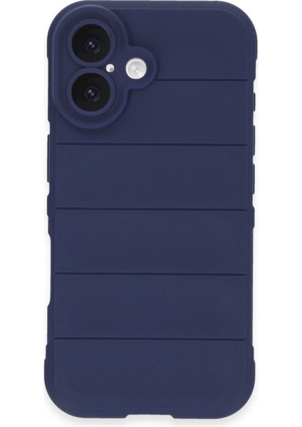 Iphone 16 Kılıf Optimum Silikon - Lacivert Dpmah