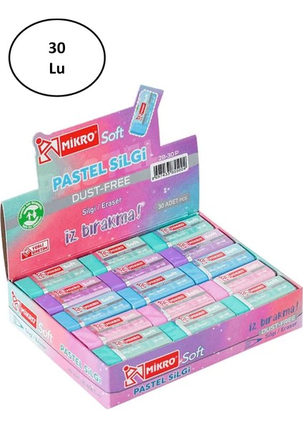 Mikro Silgi Soft 2b 30'lu