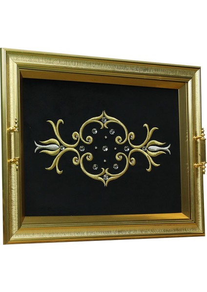 El Işçiliği Maraş Işi Tepsi 37*52 cm - 6287