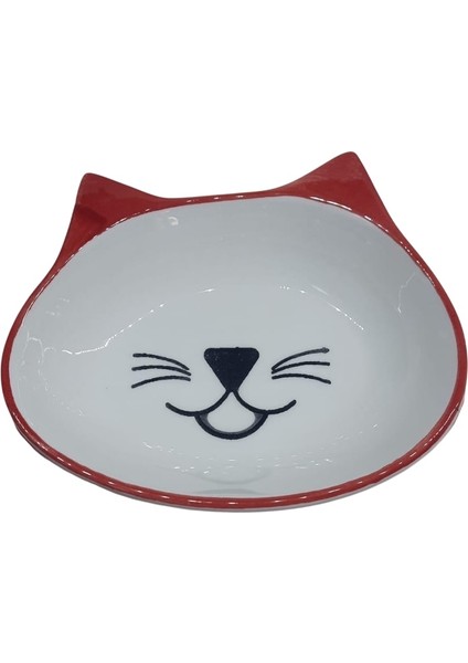 Seramik Kedi Mama Kabı 12-15-3,5cm No:8
