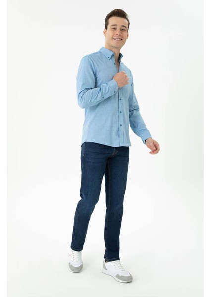 Luther-O-U Mavi Erkek Jean Pantolon 1693077