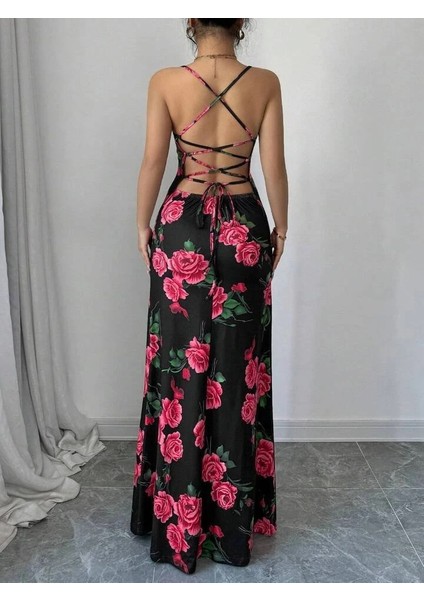 Seanna Dijital Baskılı Uzun Elbise indirimleri