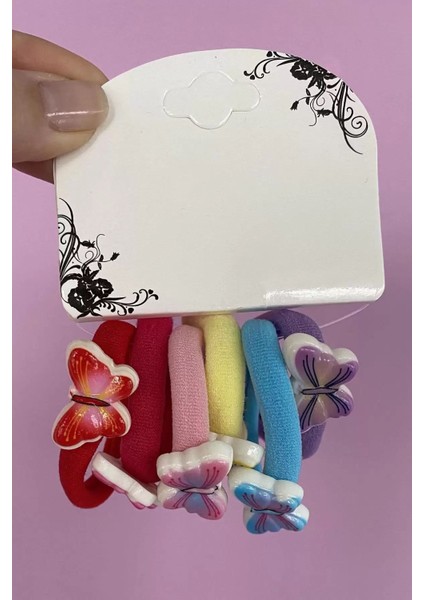 6'lı Kelebekli Lastik Toka