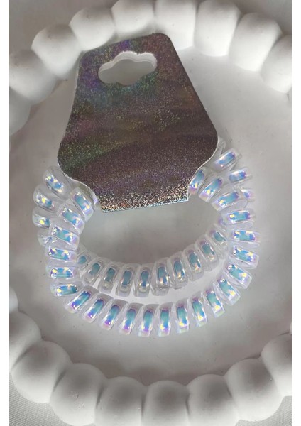 2'li Helezon Hologramlı Lastik Toka