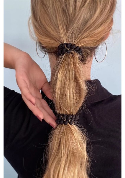 2'li Helezon Siyah Lastik Toka