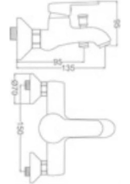 Zirve Mix Banyo Duş Bataryası - 5 Yıl Garantili