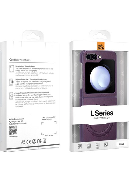 Samsung Galaxy Z Flip 5 Uyumlu NT-N036 Arka Koruma Kılıf