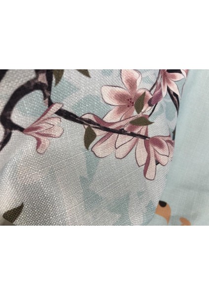 Fon Perde Keten Zemin Çocuk Odası Perdesi 1 Takım 2 Adet Şeklinde 140 x 270-BISIKLETLI Zürefa indirimleri