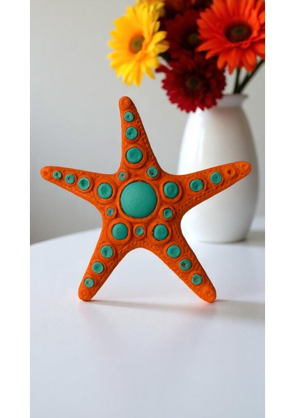 Deniz Yıldızı Dekoratif Obje – El Yapımı Figür (13 x 13 Cm)