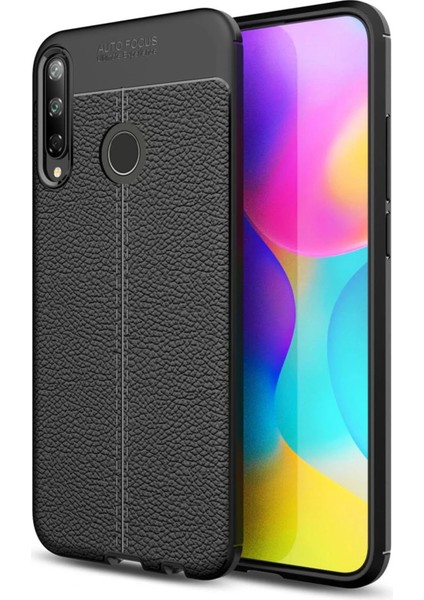 Huawei P40 Lite E Kılıf Auto Focus Kapak - Siyah Dpmah