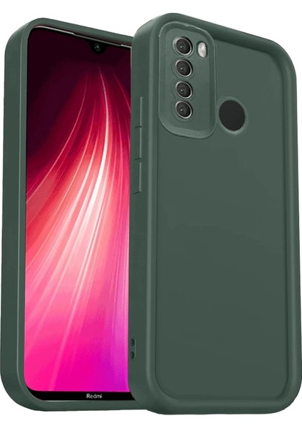 Xiaomi Redmi Note 8 Kılıf Viera Silikon - Koyu Yeşil Mrayd