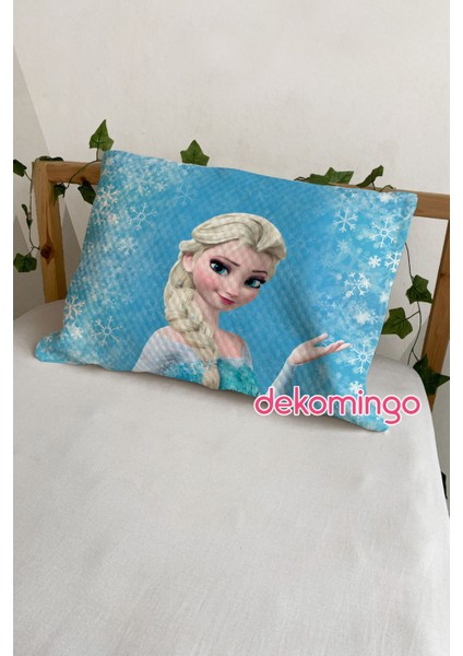 Mavi Kartanasi Kız Karakter 2 Adet Yastık Kılıfı